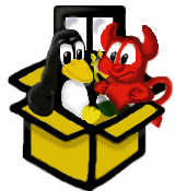 A Window, Tux, and the BSD Daemon